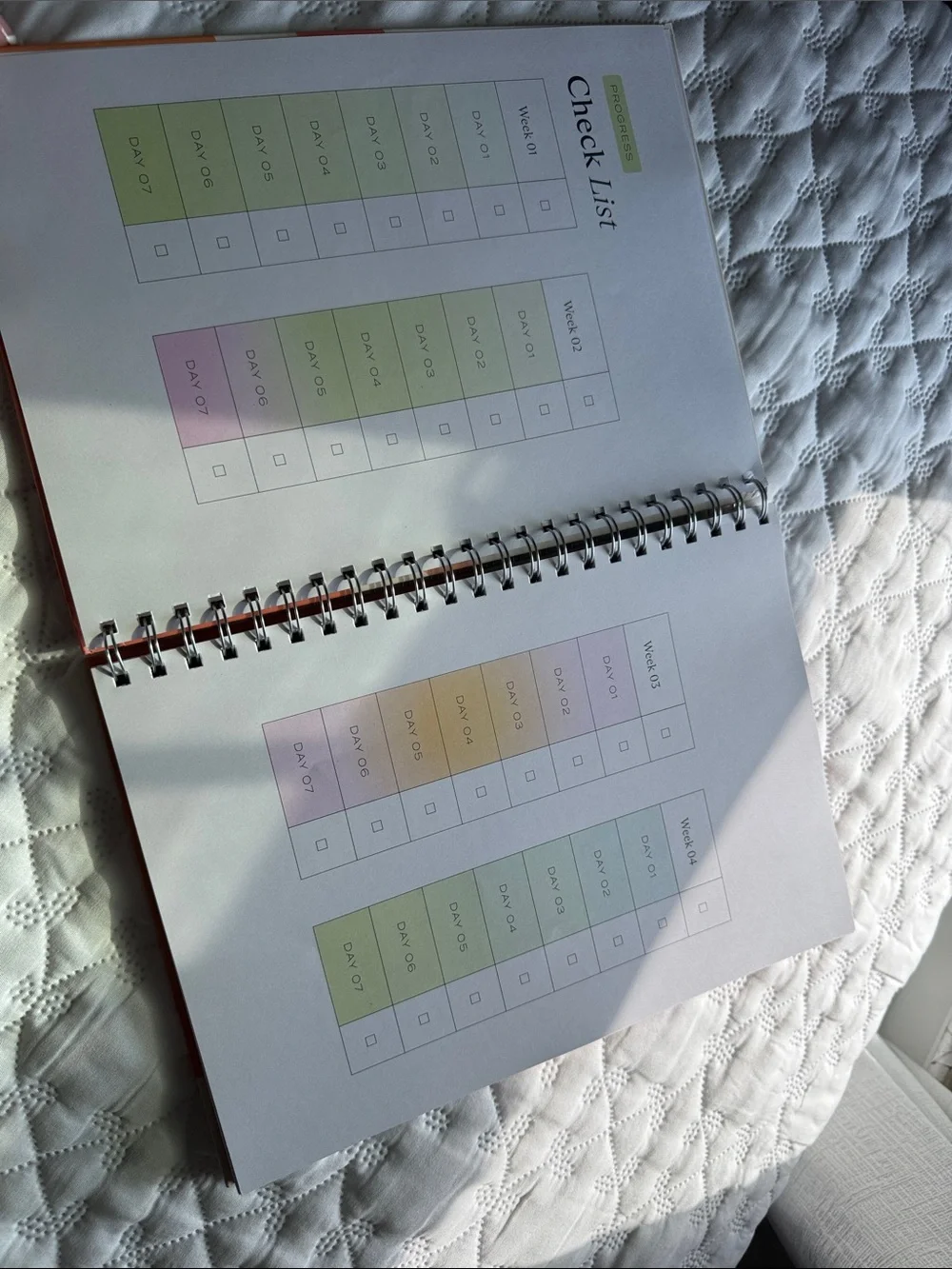 Switch Self-Love Spiral Notebook — Orange & Green